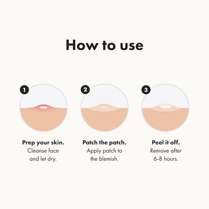 HOTMighty Patch Hero Cosmetics Original Nighttime Acne Pimple Patches, 36 Ct | #1 Hydrocolloid Acne Patches, Shrinking Zits & Whiteheads in 1 Use, Spot Treatment, Pimple Stickers for Face
