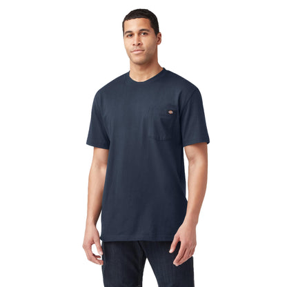 HOTDickies Men's Heavyweight Heathered Short Sleeve Pocket T-Shirt