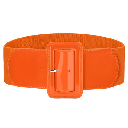 HOTVONMELLI Stretchy Wide Women Belts Elastic Vintage Belts for Women Fashion Ladies Waist Belt for Dress