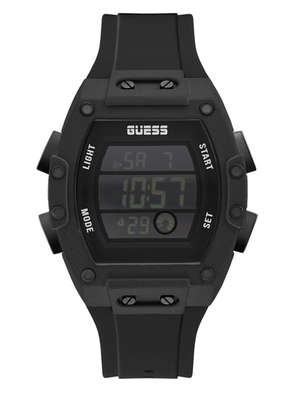 HOTGuess Men's GW0G Series| Analog Trend Watch| Polycarbonate Case| Silicone Bracelet | 50M Water Resistance