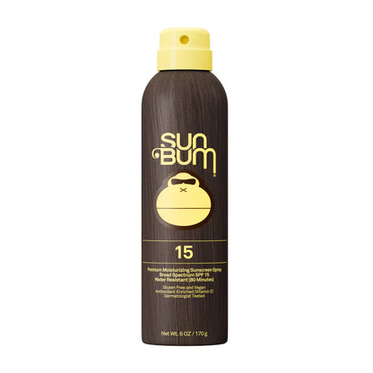 HOTSun Bum Original SPF 30 Sunscreen Body Spray - Broad Spectrum Moisturizing Sunscreen with Vitamin E - Hawaii 104 Act Compliant (Made without Octinoxate & Oxybenzone) - 6 oz