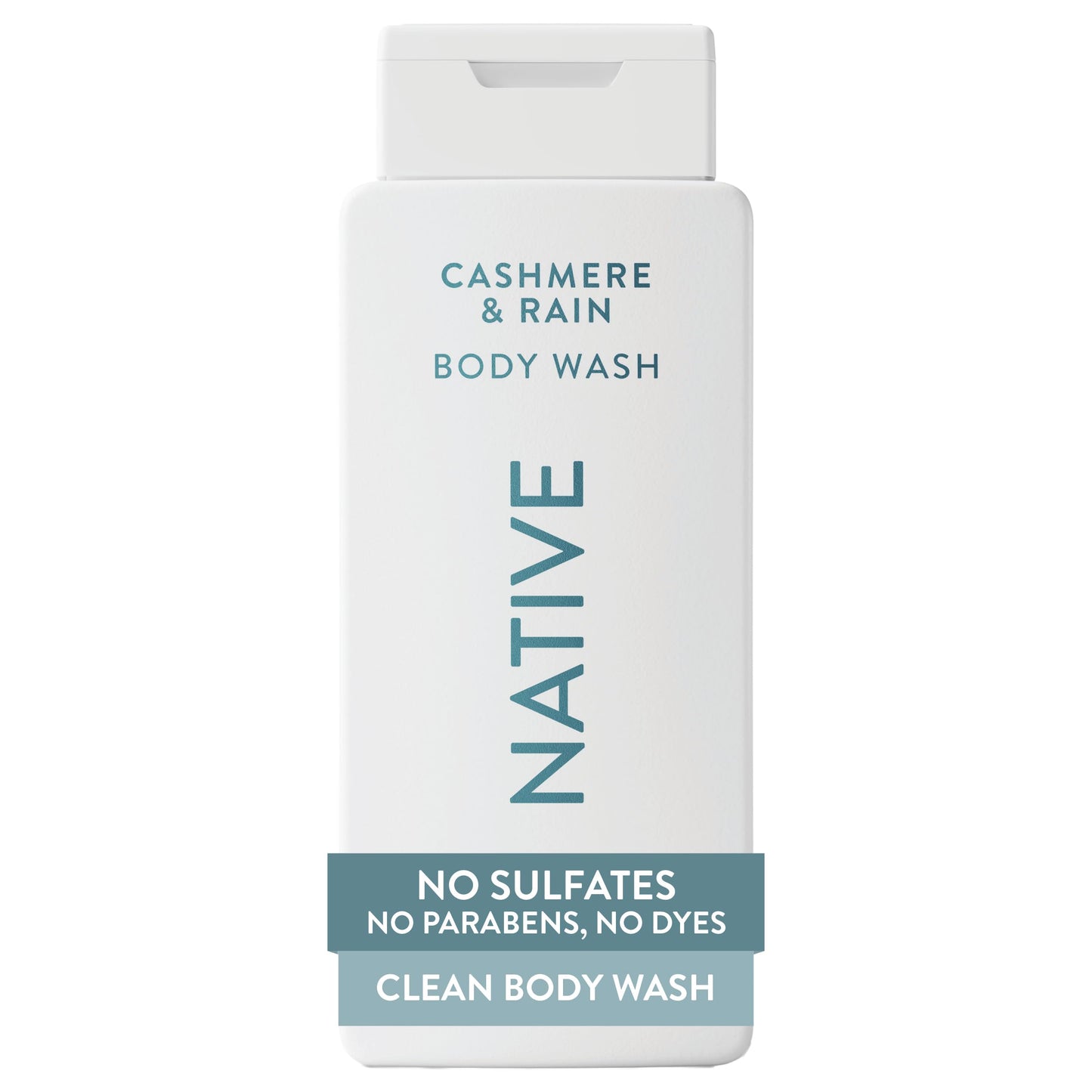HOTNative Clean Body Wash, Gentle & pH-balanced for Sensitive Skin, 24-Hr Freshness for Men & Women, Vegan & Cruelty-Free, Free of Sulfates, Parabens & Phthalates, Sea Salt & Cedar, 18 fl oz