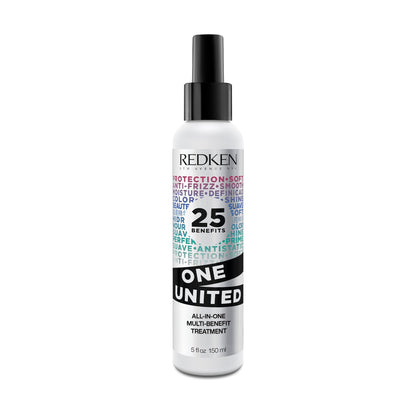 HOTRedken One United All-In-One Leave In Conditioner - Multi-Benefit Leave In Treatment For All Hair Types, Heat Protectant and Detangler Spray, Paraben-Free
