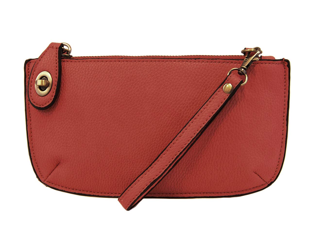 HOTJoy Susan Women's Fashion Purse Mini Crossbody Wristlet Clutch Handbag - Stone