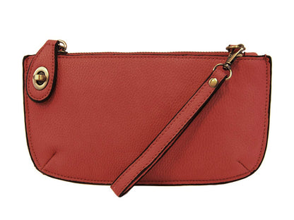 HOTJoy Susan Women's Fashion Purse Mini Crossbody Wristlet Clutch Handbag - Stone