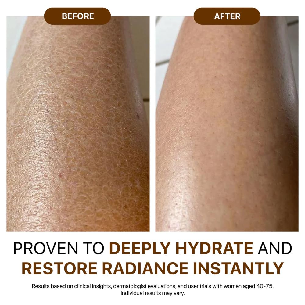 HOTGODA Silk Body Oil Women - Firming Anti Aging Moisturizing Formula, Crepey Skin Hydrating After Shower, Scented Organic Blend Premium Skincare