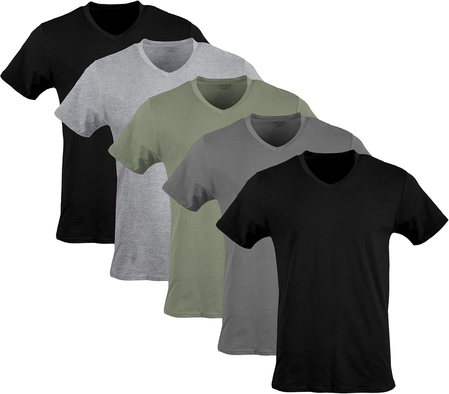 HOTGildan Men's V-Neck T-Shirts, Multipack, Style G1103
