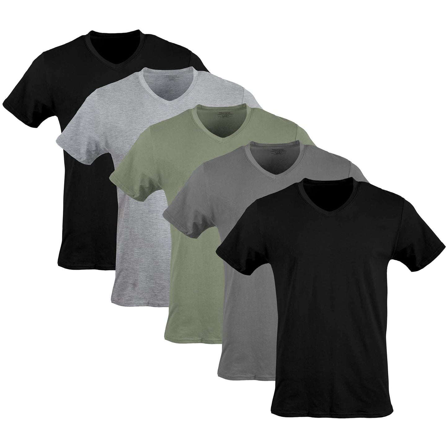 HOTGildan Men's V-Neck T-Shirts, Multipack, Style G1103