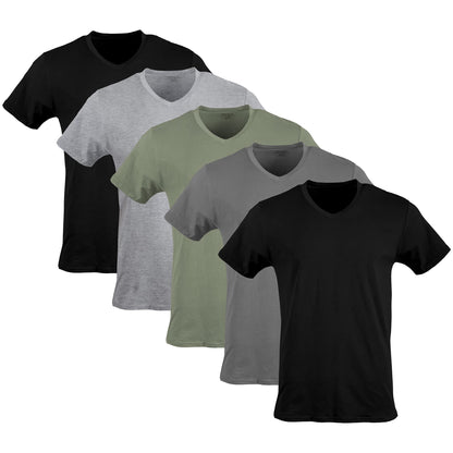 HOTGildan Men's V-Neck T-Shirts, Multipack, Style G1103