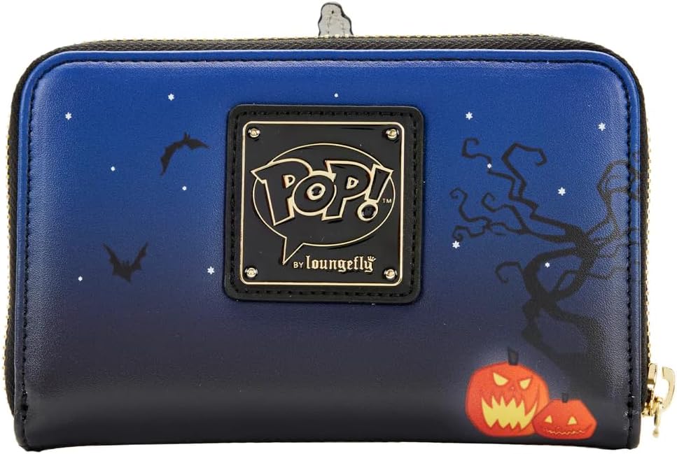 HOTLoungefly Funko Pop Disney Nightmare Before Christmas Jack Skellington Zip-Around Wallet