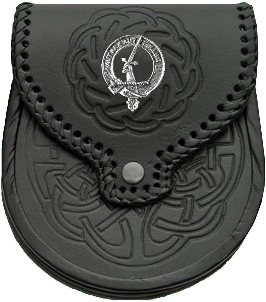 HOTGunn Scottish Clan Crest Badge Sporran