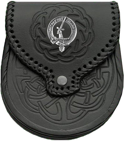 HOTGunn Scottish Clan Crest Badge Sporran