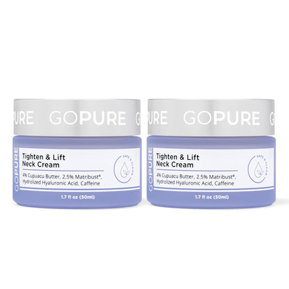 HOTgoPure Tighten & Lift Neck & Chest Moisturizer Cream for Visibly Firming, Tightening and Lifting the Look of Wrinkles & Crepey Skin, 1.7oz
