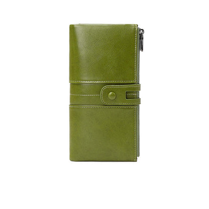 HOTHandbags Business Wallets Women's Money Clips Leather Card Cases Purses Blocking Wallet Money Organisers,Red