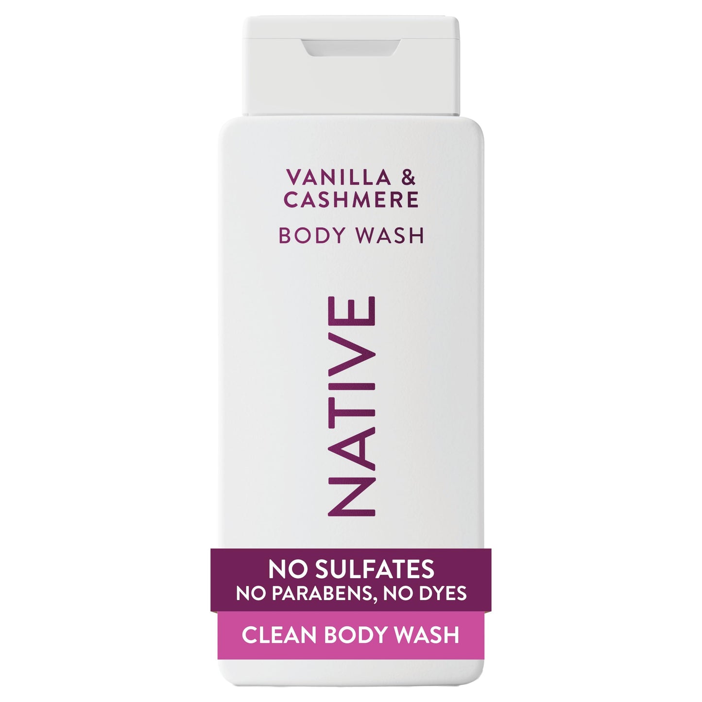 HOTNative Clean Body Wash, Gentle & pH-balanced for Sensitive Skin, 24-Hr Freshness for Men & Women, Vegan & Cruelty-Free, Free of Sulfates, Parabens & Phthalates, Sea Salt & Cedar, 18 fl oz