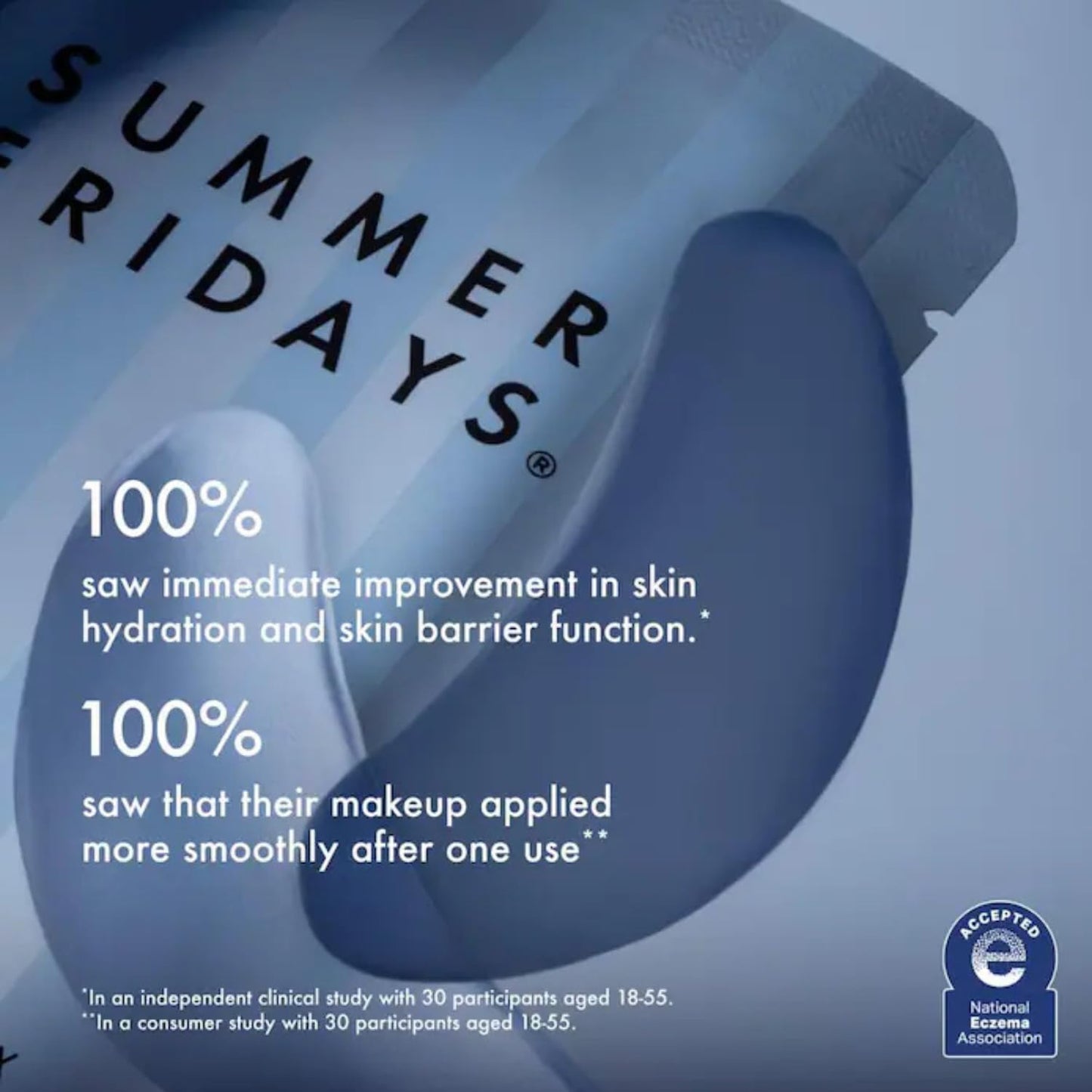 HOTSummer Fridays Jet Lag Hydrating Eye Patches - De-puffing Hydrogel Under Eye Masks with Hyaluronic Acid, Caffeine + Peptides - Soothing + Refreshing At-Home + Travel Skin Care (6 Pairs)