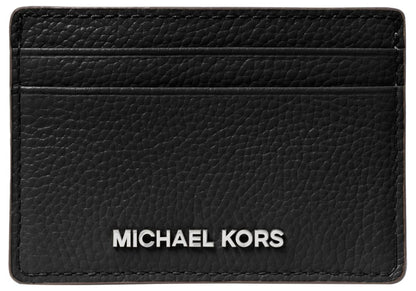 HOTMichael Kors Women's Jet Set Card Holder, Gold-Tone Hardware/Black, One Size