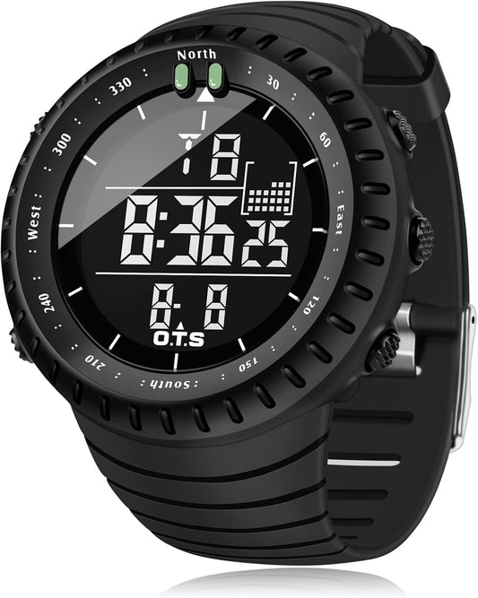 HOTPALADA Men's Digital Sports Watch Waterproof Tactical Watch with LED Backlight Watches for Men