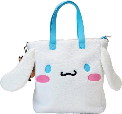 HOTLoungefly Sanrio Cinnamoroll Sherpa Tote Bag with Coin Bag