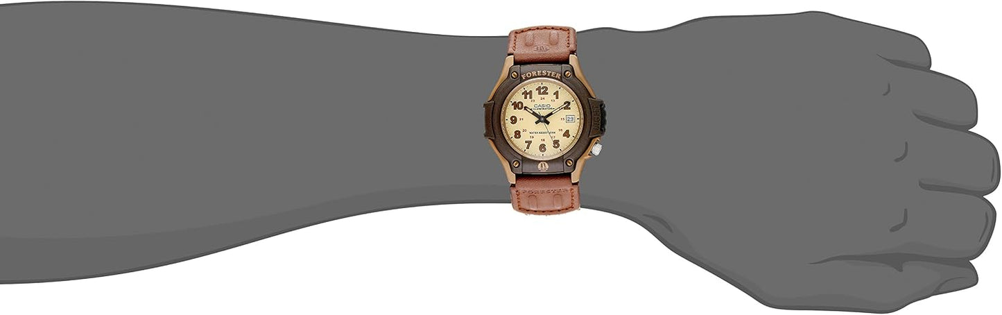 HOTCasio FT500WC Series | Men's Analog Watch | 100 Meter Water Resistance | LED Light | Date Display | Leather/Cloth Band | Regular Time Keeping (HR, Min, SEC, PM, Date, Day) | 3 Year Battery
