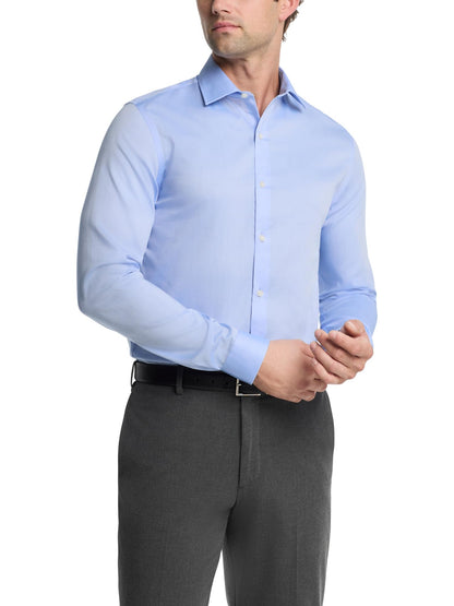 HOTTommy Hilfiger Men's Slim Fit Non Iron Solid Dress Shirt