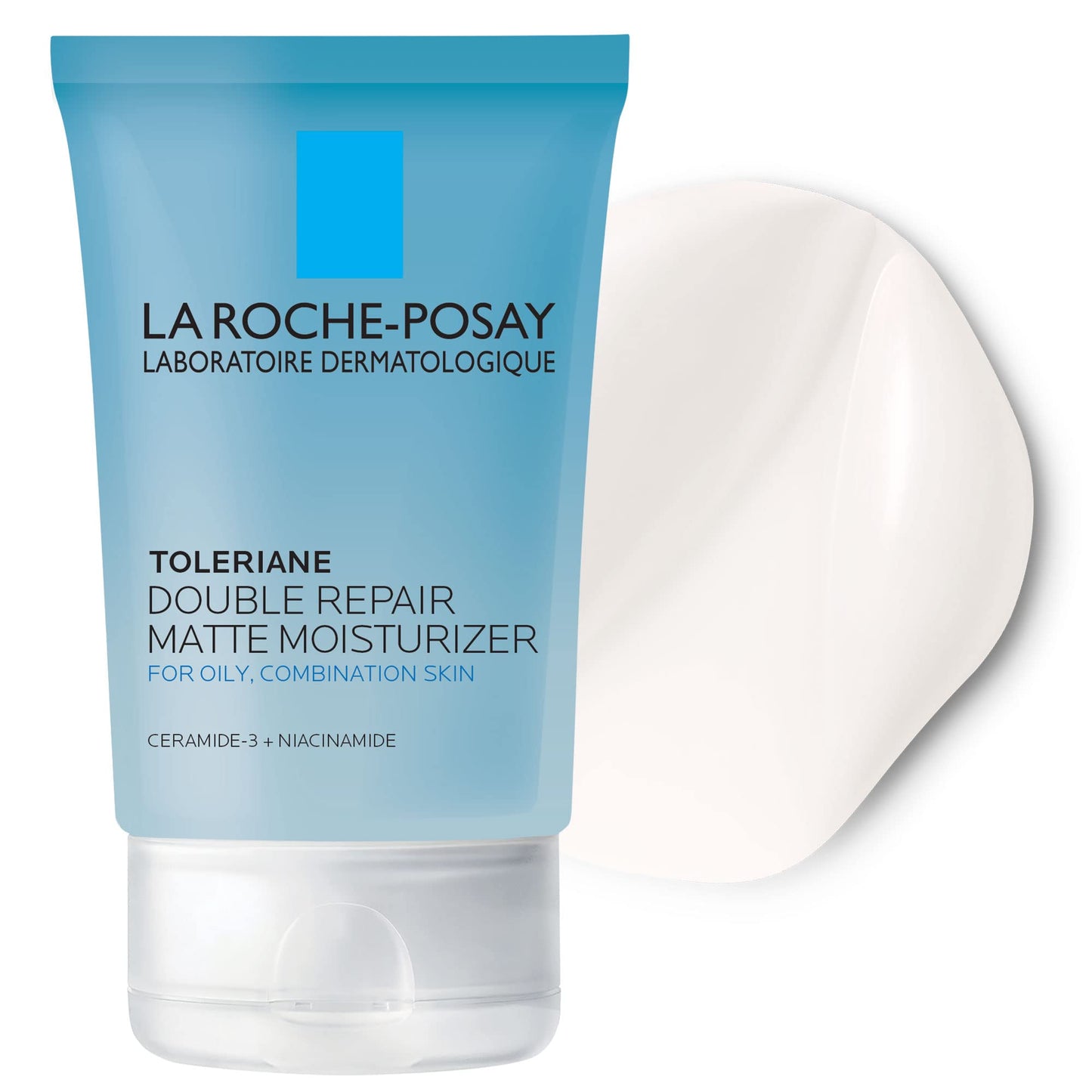 HOTLa Roche-Posay Toleriane Double Repair Matte Face Moisturizer, Daily Moisturizer For Oily Skin With Ceramide And Niacinamide For All Skin Tones, Oil Free, Non-Comedogenic, Available with SPF 30