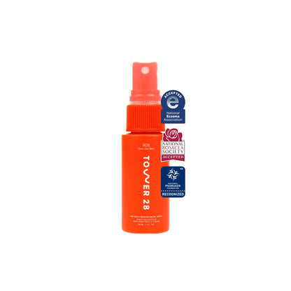 HOTTower 28 SOS Daily Rescue Facial Spray - Hypochlorous Acid Spray to Help Visibly Calm + Soothe Sensitive Skin - Purifying Face Toner - Everyday Skin Care Essential (4 oz)