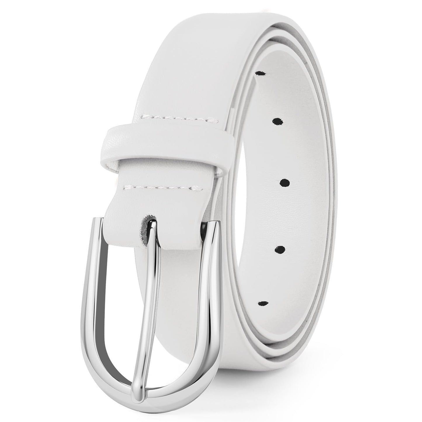 HOTWomen Belt for Jeans Pants Fashion Gold Buckle Ladies Dress Waist Belt