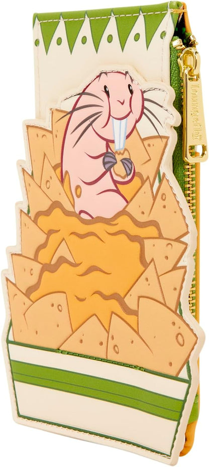 HOTLoungefly Disney: Kim Possible - Rufus - Nachos Card Holder - 4 Card Slots with a Zippered Compartment - Great for Kids & Adults - Collectible Wallets