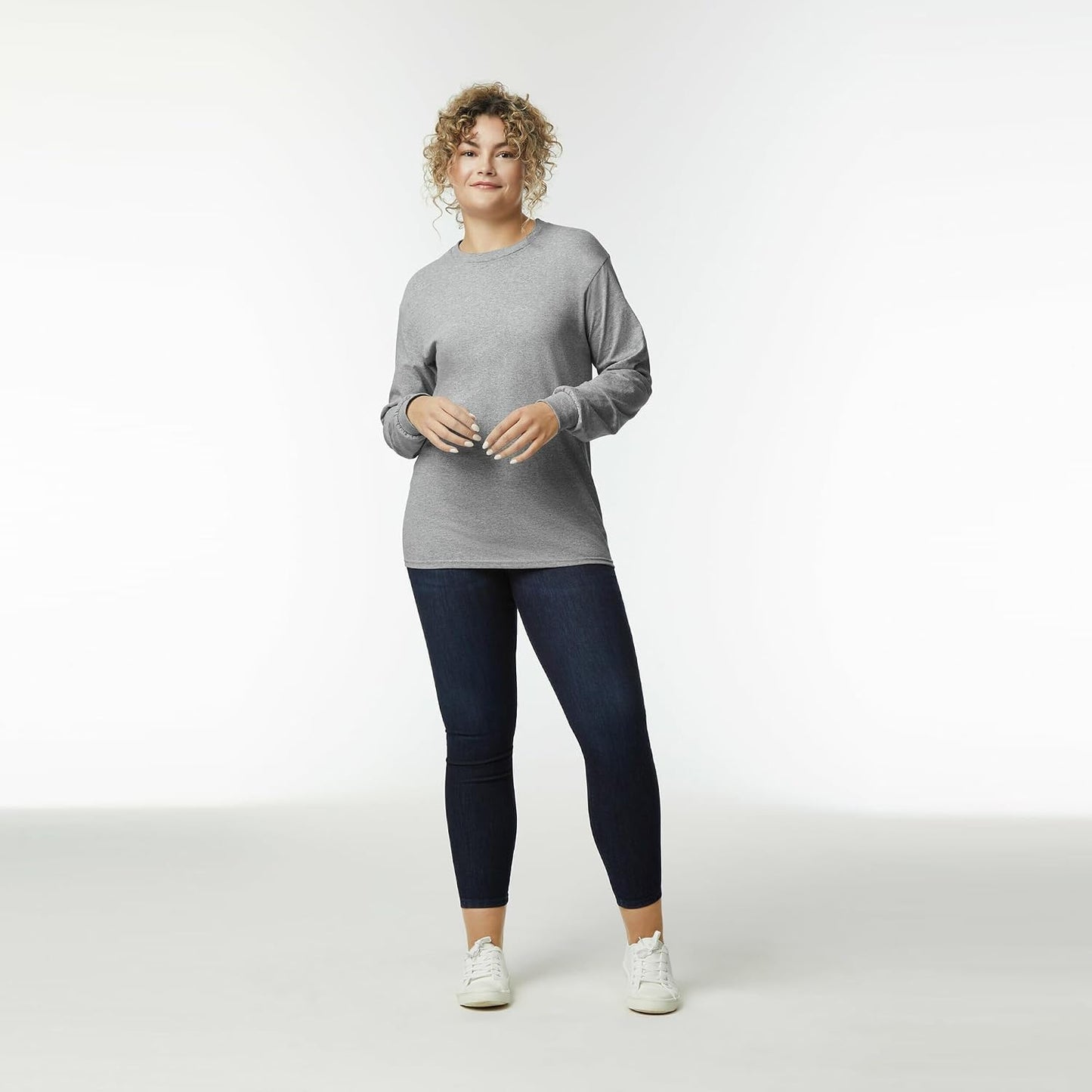 HOTGildan Adult Ultra Cotton Long Sleeve T-Shirt, Style G2400, Multipack