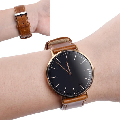HOTRitche Christmas Gift Quick Release Leather Watch Band Leather Watch Strap 18mm 19mm 20mm 21mm 22mm 23mm or 24mm for Men and Women, White Elephant Gifts, Stocking Stuffers For Men