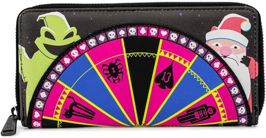 HOTLoungefly Licensed Nightmare Before Christmas Oogie Boogie Metal Zip Around Wallet