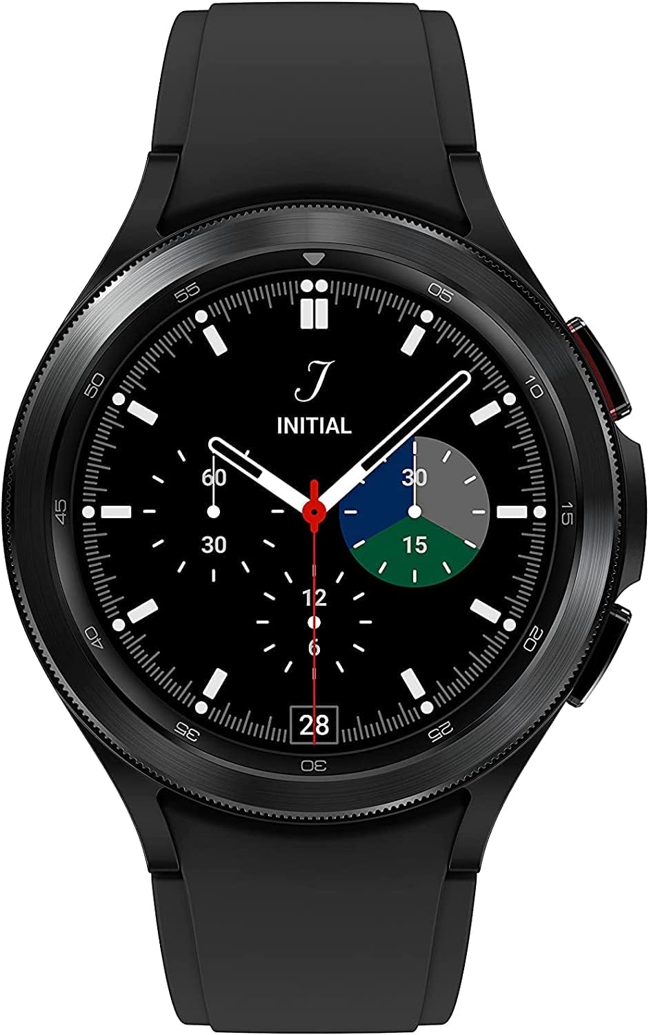 HOTSamsung Galaxy Watch 4 Classic 46mm Smartwatch with ECG Monitor Tracker for Health Fitness Running Sleep Cycles GPS Fall Detection LTE US Version, Black (Renewed)