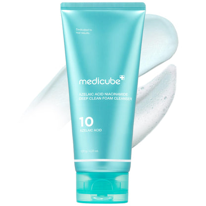 HOTmedicube Facial Cleanser PDRN Marshmallow Whip Cleanser | Deep Cleansing Foam - Uneven Skin Tone with Salmon DNA PDRN, Hydrating & Nourishing Gentle Cleanse, Korean Skincare, 4.23 oz