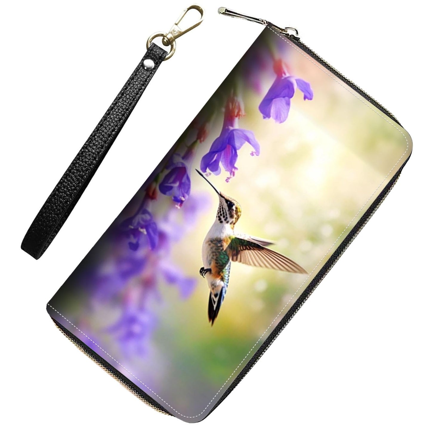 HOTWomens Wallet,RFID Blocking Large Capacity Clutch,Zip Around Leather Purse with 8 Card Slots,Bill Compartments Coin Pocket - Dragon