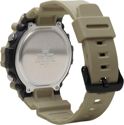 HOTCasio Illuminator AE1500WH Series | 10-Year Battery | LED Backlight | 5-Alarms | 1/100 Sec Stopwatch | Men's Digital Watch