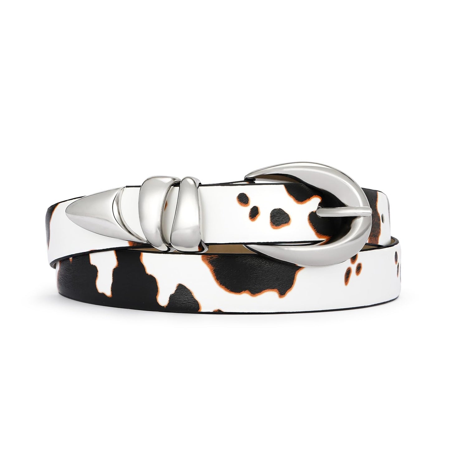 HOTRISANTRY Leather Belt for Women Stylish Design with Gold Buckle Ladies Black Belt Perfect for Jeans Dresses
