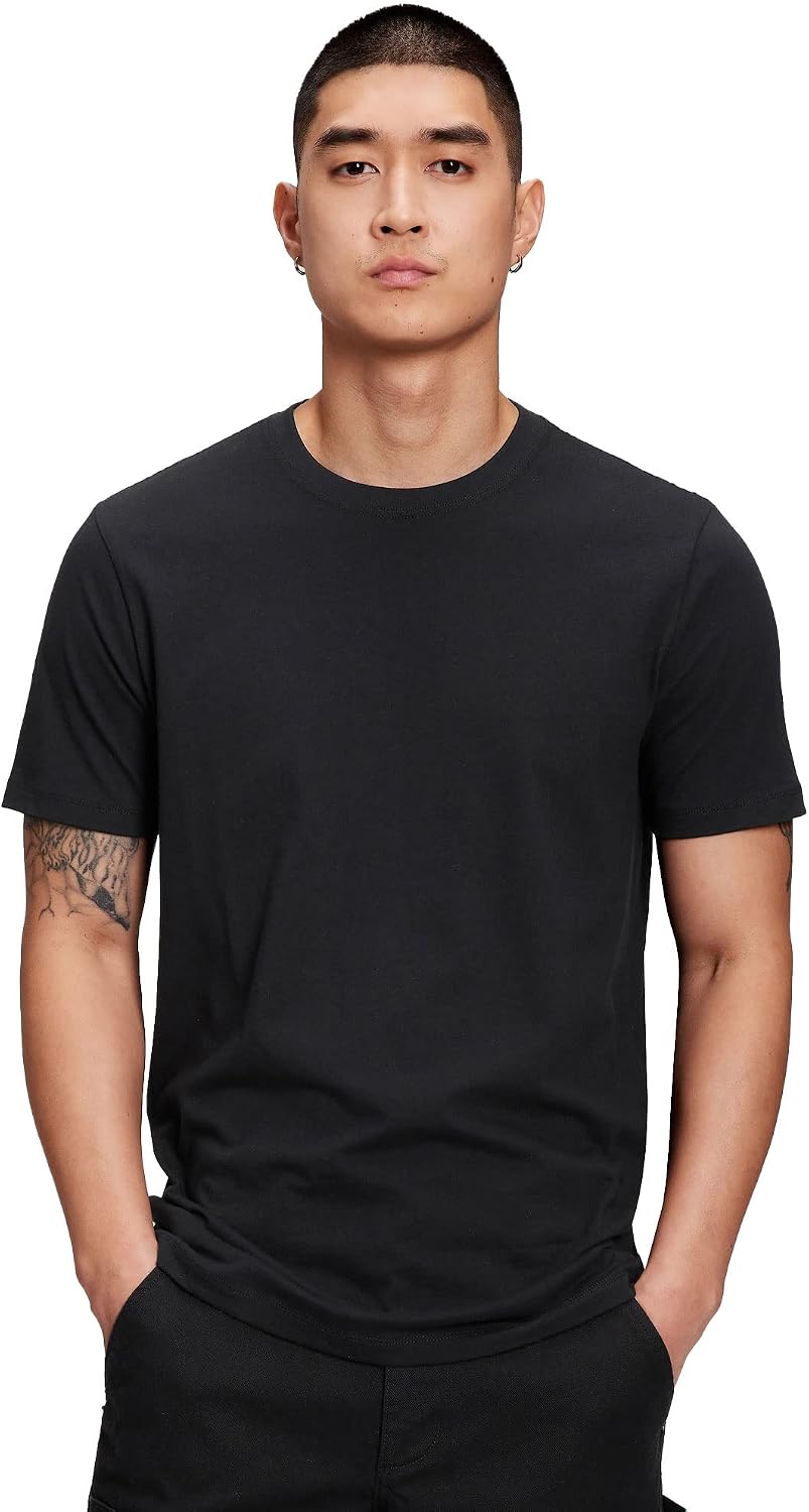 HOTGap Mens Everyday Soft Crewneck T-Shirt Tee