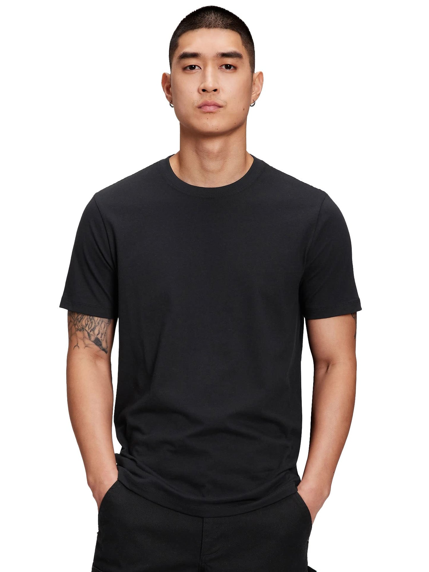 HOTGap Mens Everyday Soft Crewneck T-Shirt Tee