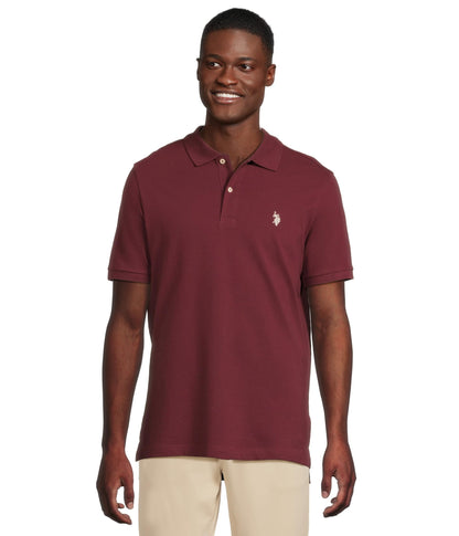 HOTU.S. Polo Assn. Men's Classic Polo Shirt, Two-Button Closure Pique Polo Shirt, Summer Fashion Golf Shirt | Two-Button Closure Pique Polo Shirt, Summer Fashion Golf Shirt