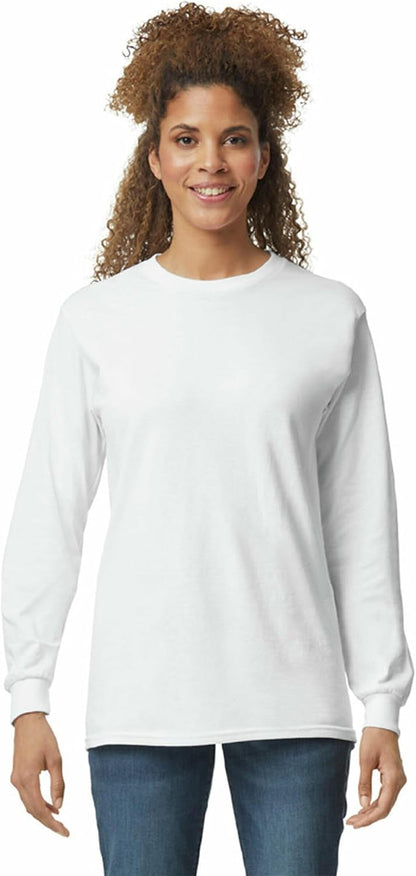 HOTGildan Adult Ultra Cotton Long Sleeve T-Shirt, Style G2400, Multipack