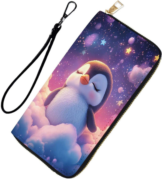 HOTRFID Blocking Wristlet Wallet for Women & Teen Girls-Large Capacity Leather Phone Clutch with Removable Strap,