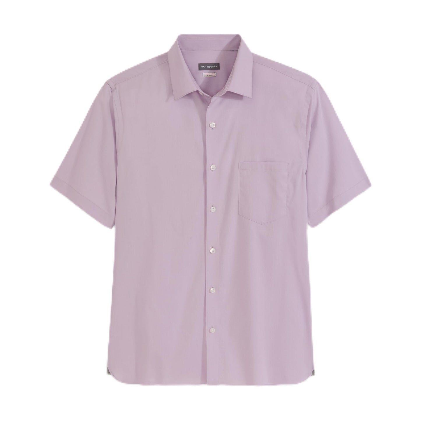 HOTVan Heusen Men's Big and Tall Wrinkle Free Short Sleeve Button Down Shirt, No-Tuck Length, Comfortable Stretch Fabric