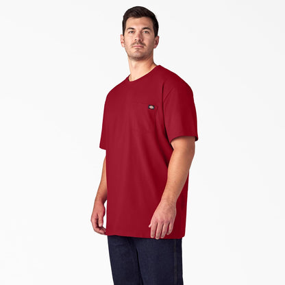 HOTDickies Men's Heavyweight Heathered Short Sleeve Pocket T-Shirt