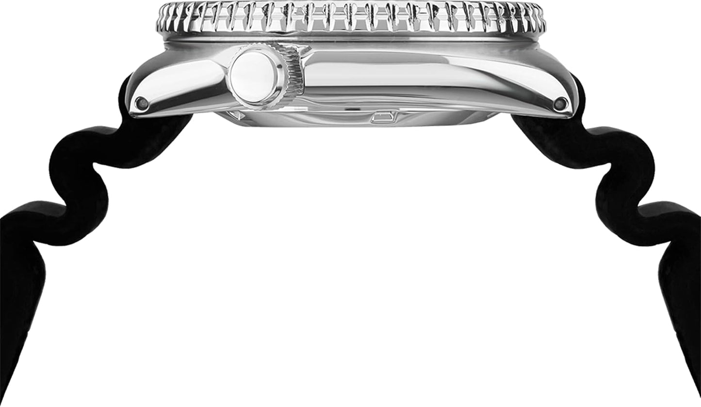 HOTSEIKO Automatic Watch for Men - Prospex Automatic Diver - Patterned Dial | Day/date, Rotating Bezel, 200m Water-Resistant, Lumibrite Hands and Markers, Manual Wind, 41-Hour Reserve