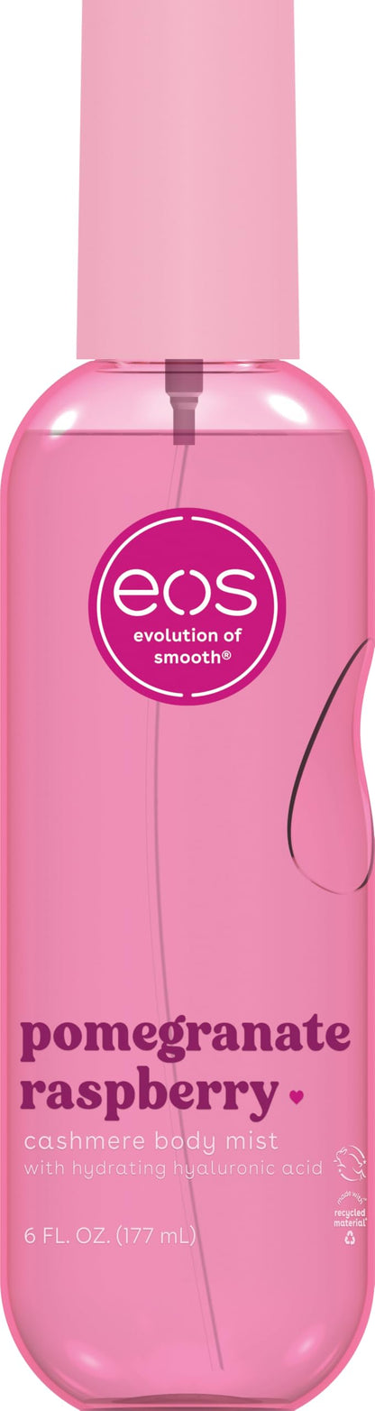 HOTeos Cashmere Body Mist, Vanilla Cashmere, soft musk, cozy caramel, hair mist, body spray for women, moisturizing, hyaluronic acid, body spray, vegan, cruelty-free, 6 fl oz