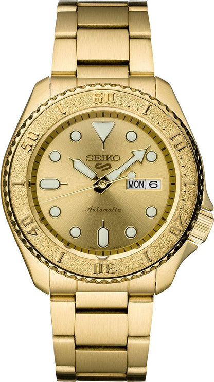 HOTSEIKO 5 Sports Automatic Watch for Men | 5 Sports - Day/date Calendar, Lumibrite Hands and Markers, Rotating Bezel, 100m Water-Resistant, 4R36 Movement