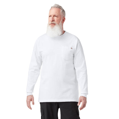 HOTDickies Men's Big and Tall Long Sleeve Heavyweight Crew Neck