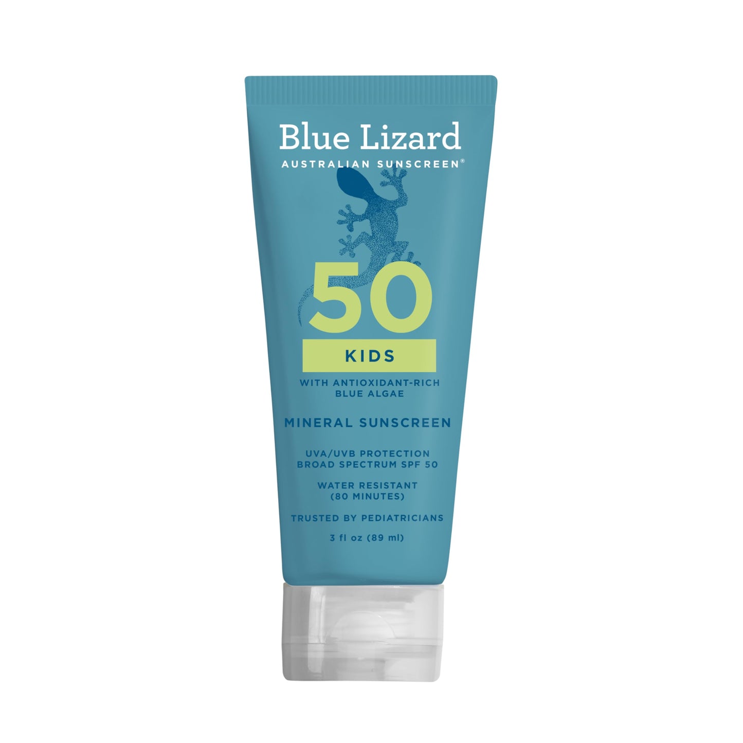 HOTBlue Lizard Kids Mineral SPF 50 Sunscreen Lotion, 100% Mineral, Children’s Sunscreen, Water-Resistant Formula, Paraben-Free, Fragrance-Free, 5 fl oz