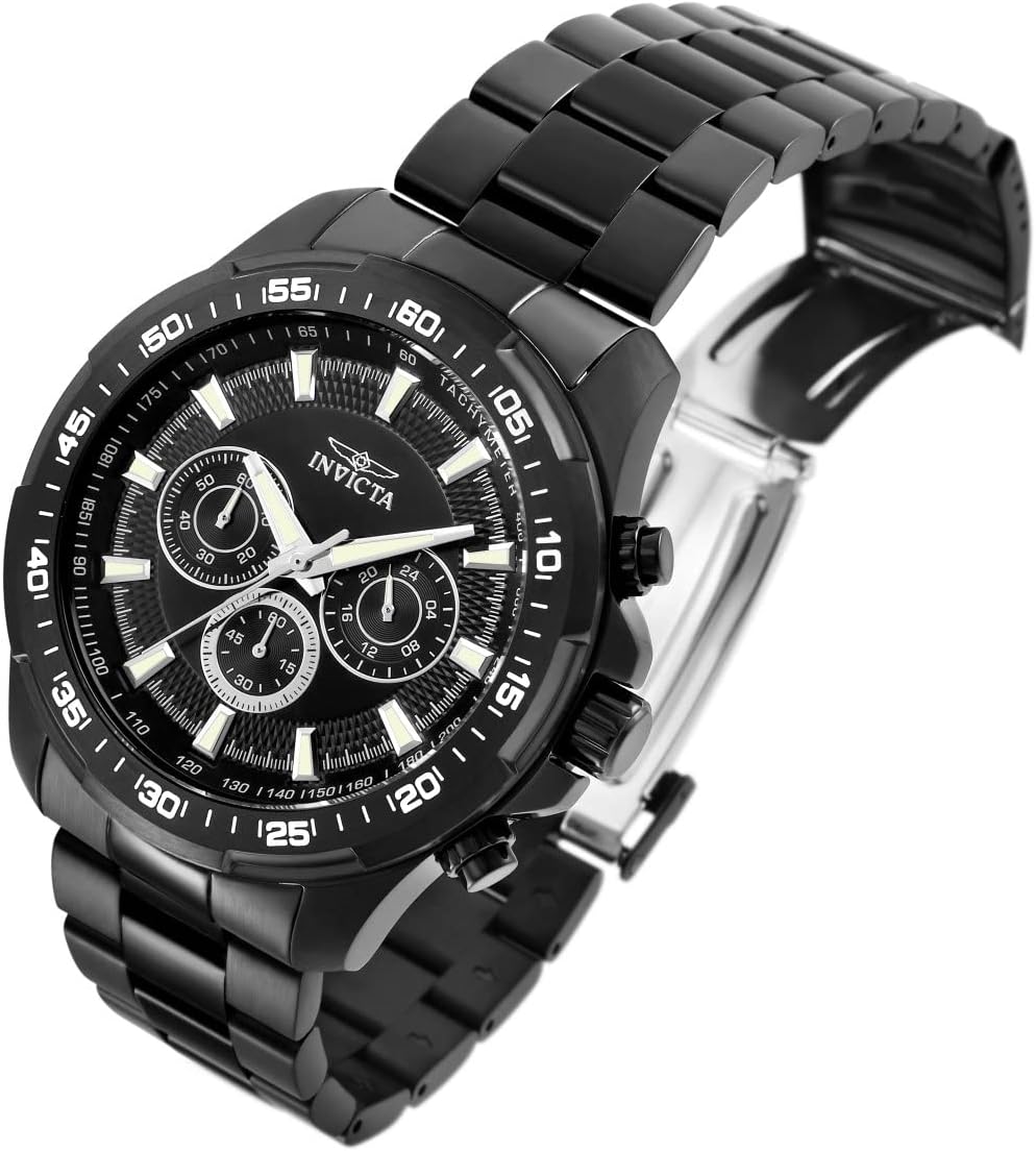 HOTInvicta Speedway Edelstahl Herren Quarzuhrwerk - 48mm